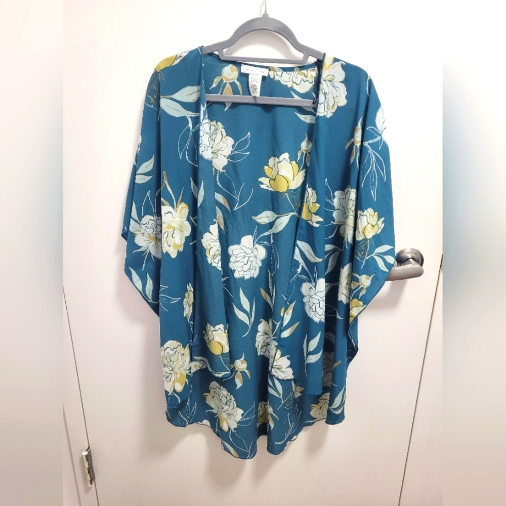 Summer floral kimono